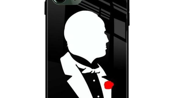 Godfather Rose Glass Case Back Cover