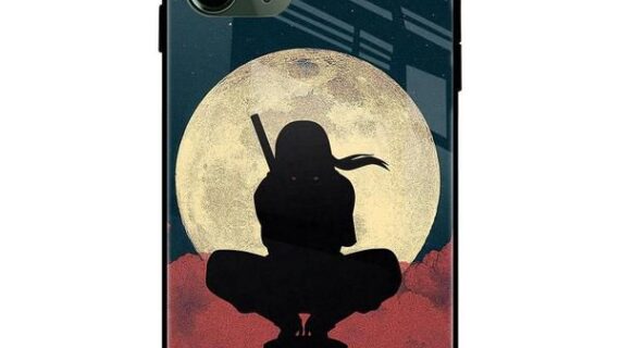 Uchiha Itachi Sunset Glass Case Back Cover