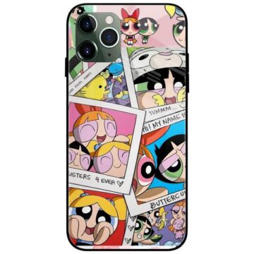 Powerpuff Girls Comic Glass Case Back Cover