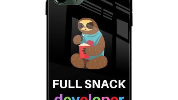 Full Snack Developer Glass Case Back Cover