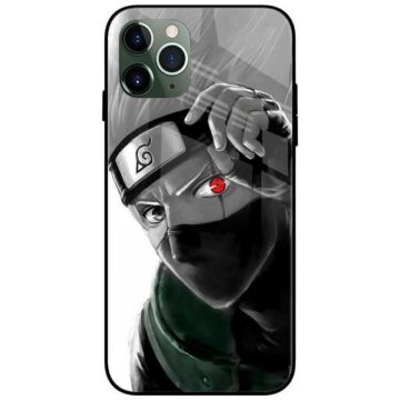 Hatake Kakashi Red Eyes Glass Case Back Cover