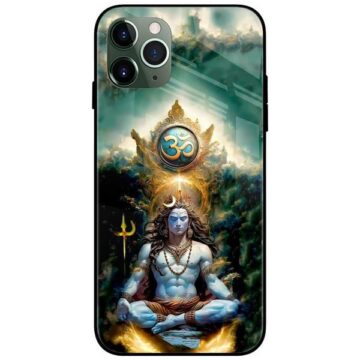 Shiva Sage Mode Glass Case Back Cover