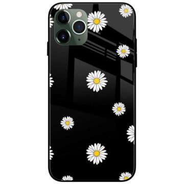 Daisy Flowers Glass Case Back Cover