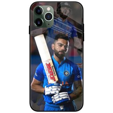 Virat Kohli Winner Glass Case Back Cover