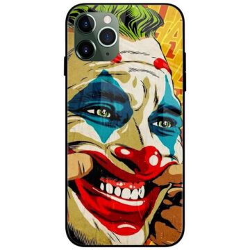 Joker Smiling Glass Case Back Cover