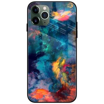 Colorful Cloud Glass Case Back Cover