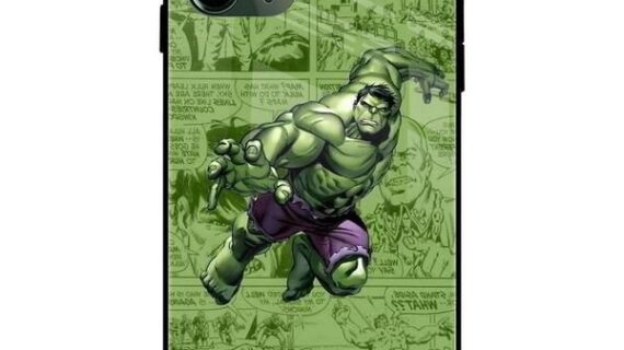 Hulk Comic Glass Case Back Cover