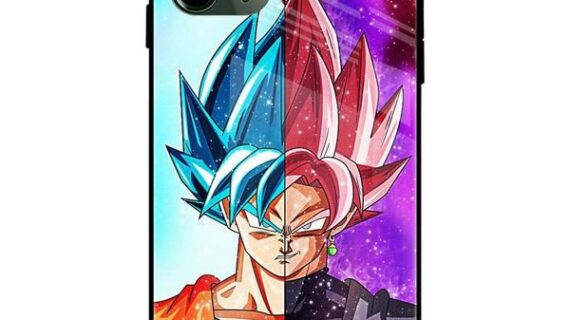 Goku Black Glass Case Back Cover