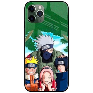 Naruto Team Glass Case Back Cover
