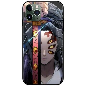 Kokushibou Demon Slayer Glass Case Back Cover