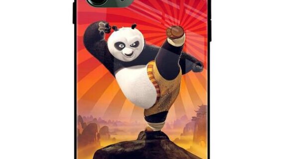 Kungfu Panda Karate Glass Case Back Cover