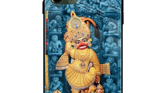 Kashtabanjan Hanuman Glass Case Back Cover