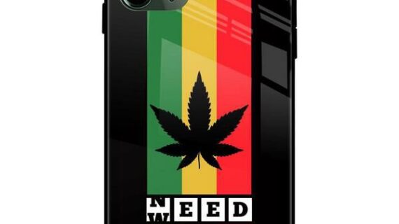 Need Weed Glass Case Back Cover