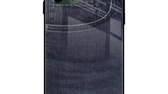 Jeans Pocket Glass Case Back Cover