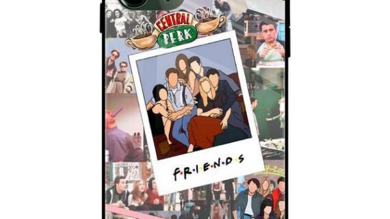 Friends Art Cards Glass Case Back Cover