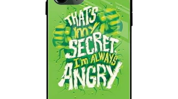 Always Angry Glass Case Back Cover