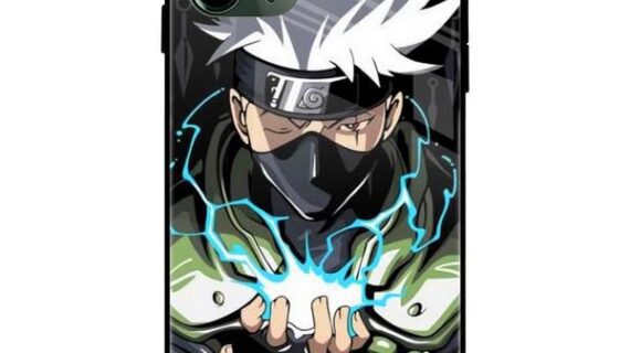 Kakashi Hatake Fire Glass Case Back Cover