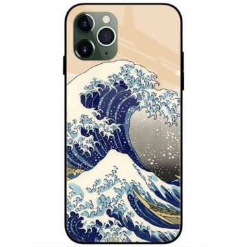 Great Wave Glass Case Back Cover