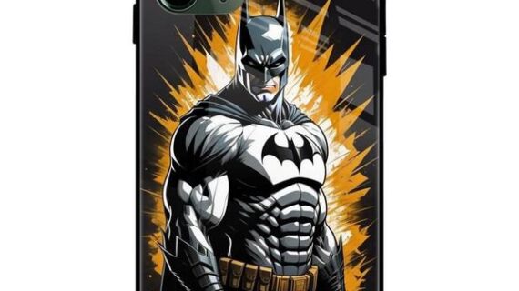 Batman Rage Glass Case Back Cover