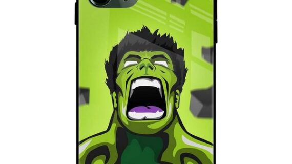 Hulk Rage Glass Case Back Cover