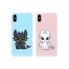 Toothless Dragon Couple Case Back Covers