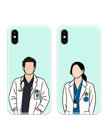 SS-MR-CC-DN-0349 Doctor Couple Case Back Covers