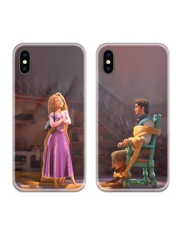 Rapunzel Tangled Flynn Couple Case Back Covers
