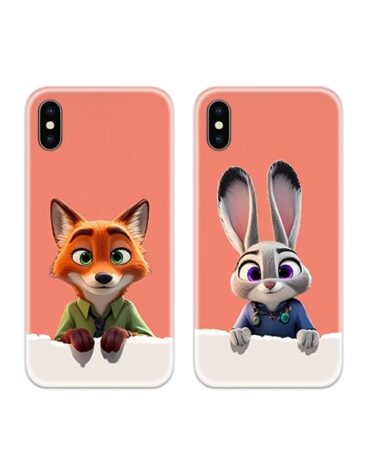 Nick Wilde and Judy Hopps Couple Case Back Covers