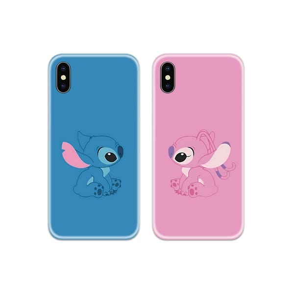 Lilo Stitch Couple Case Back Covers