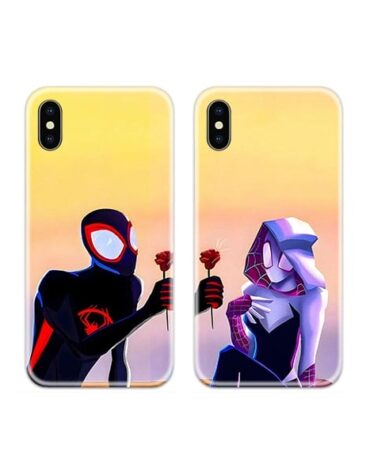 Gwen and Miles Rose Couple Case Back Covers