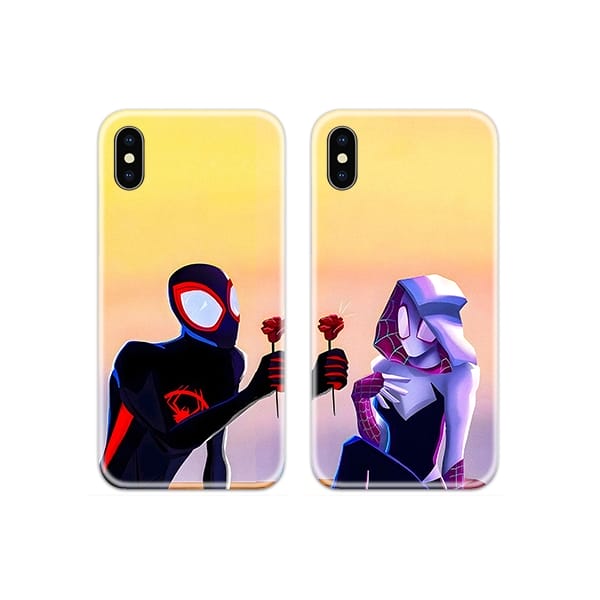 Gwen and Miles Rose Couple Case Back Covers