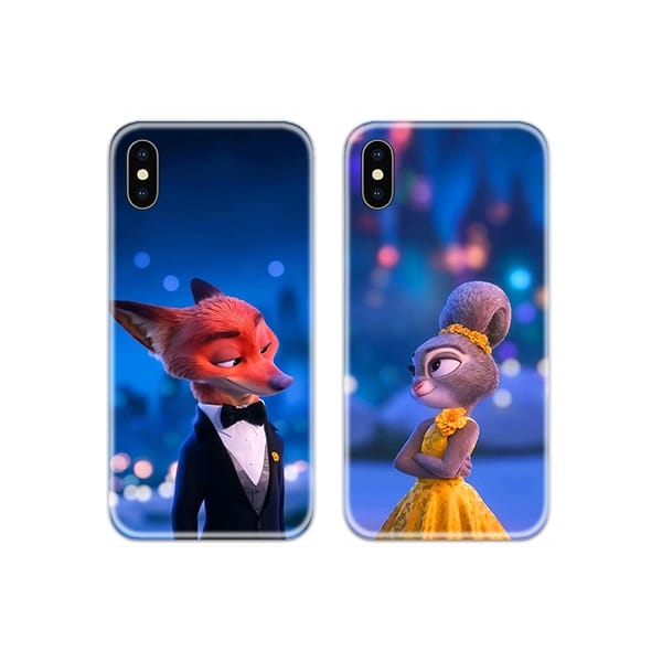 Zootopia 2 Judy and Nick Couple Case Back Covers