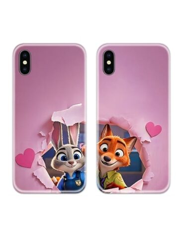 Zootopia Lovely Couple Case Back Covers