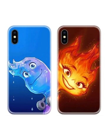 Elemental Ember Wade Couple Case Back Covers