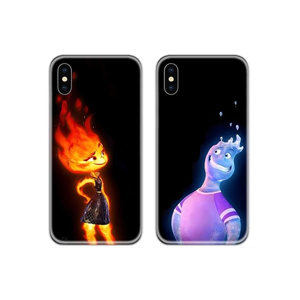 Elemental Ember and Wade Couple Case Back Covers