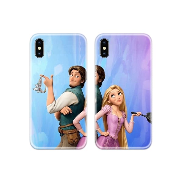 Tangled Princess and Thief Couple Case Back Covers