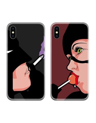 Batman and Batwoman Couple Case Back Covers