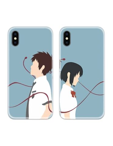 Your Name Connection Couple Case Back Covers