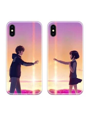 Taki and Mitsuha Couple Case Back Covers