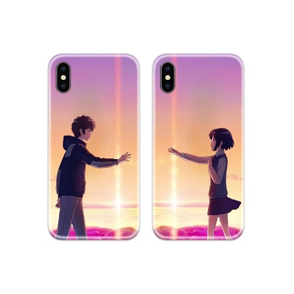 Taki and Mitsuha Couple Case Back Covers