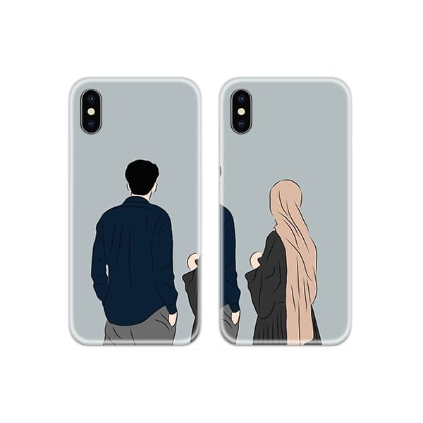 Halal Vibes Couple Case Back Covers