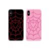 Spiderman Heart web Couple Case Back Covers