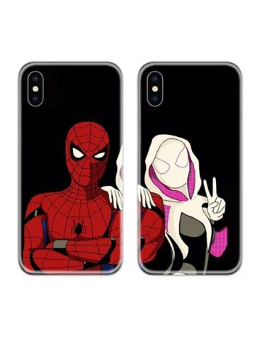 Spiderman and Gwen Stacy Couple Case Back Covers