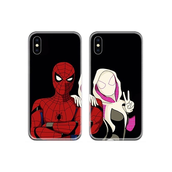 Spiderman and Gwen Stacy Couple Case Back Covers