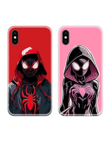 Spiderman Ghost Couple Case Back Covers