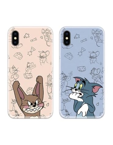 Spooky Tom and Jerry Couple Case Back Covers