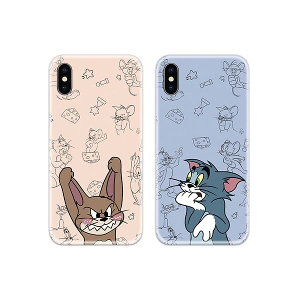 Spooky Tom and Jerry Couple Case Back Covers