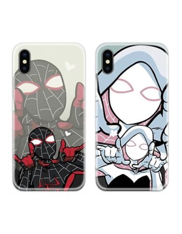 Spiderman Spider Gwen Swag Couple Case Back Covers