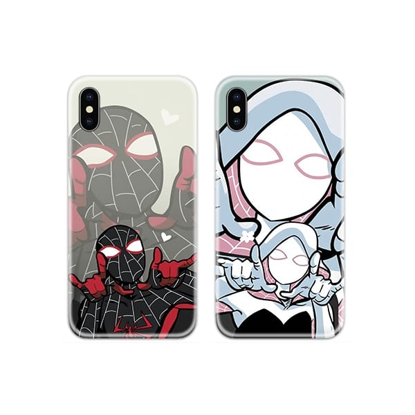 SS-MR-CC-DN-0413.jpg Spiderman Spider Gwen Swag Couple Case Back Covers