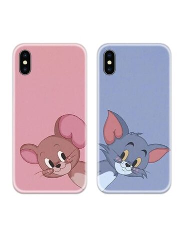 Tom and Jerry Cutu Couple Case Back Covers